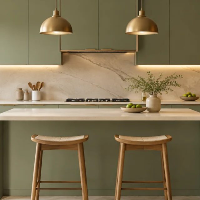 U-Shaped Kitchen with Smart Storage modular kitchen design